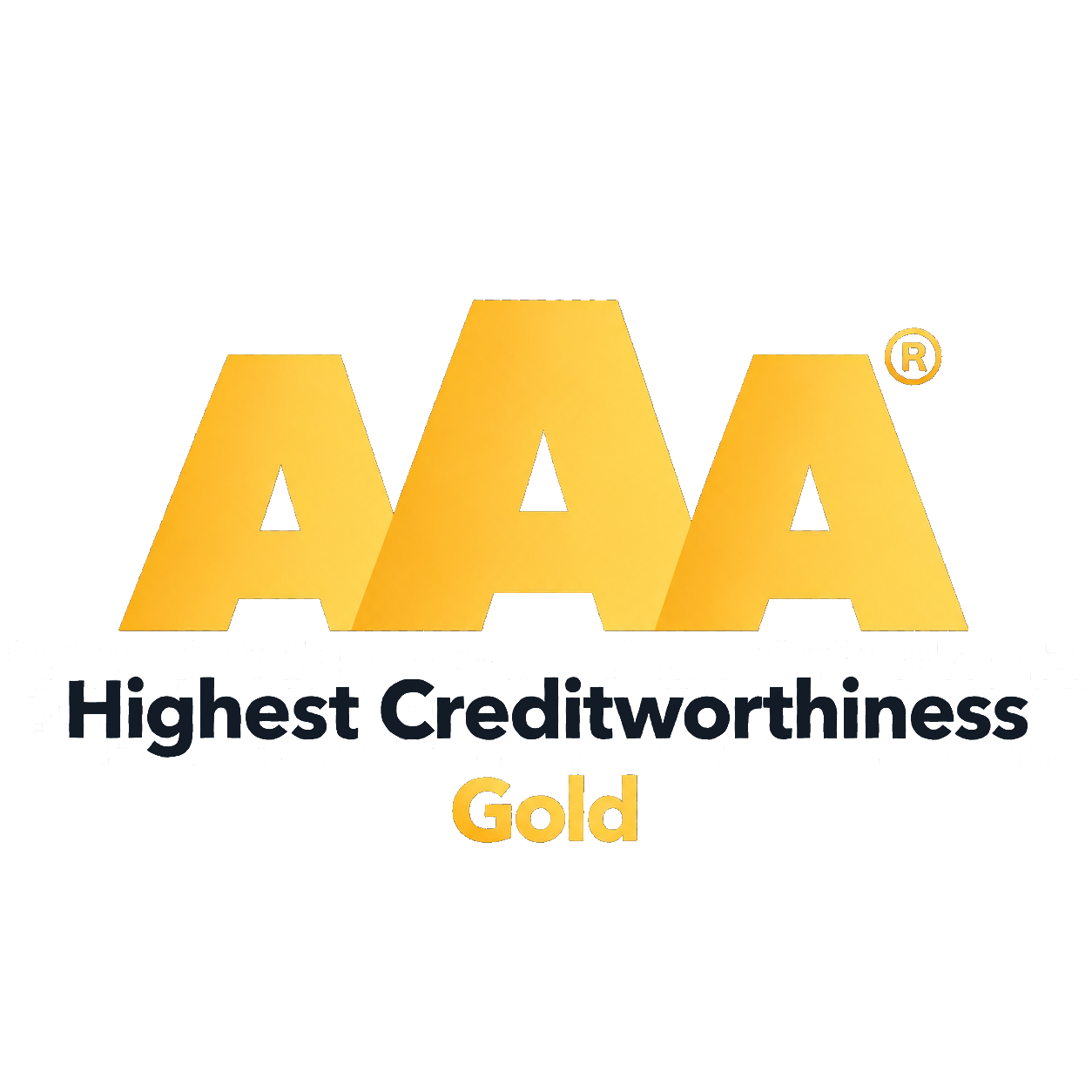 AAA Highest Creditworthiness Gold minősítés